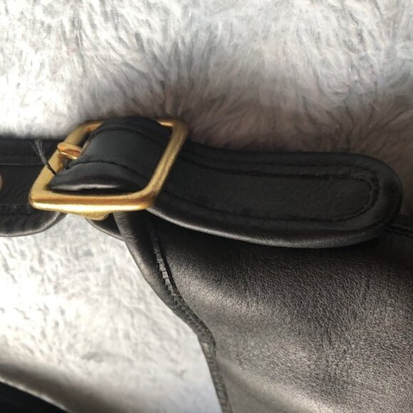 Vintage Coach Maggie 9019 Black Duffle Crossbody Purse - Picture 10 of 15